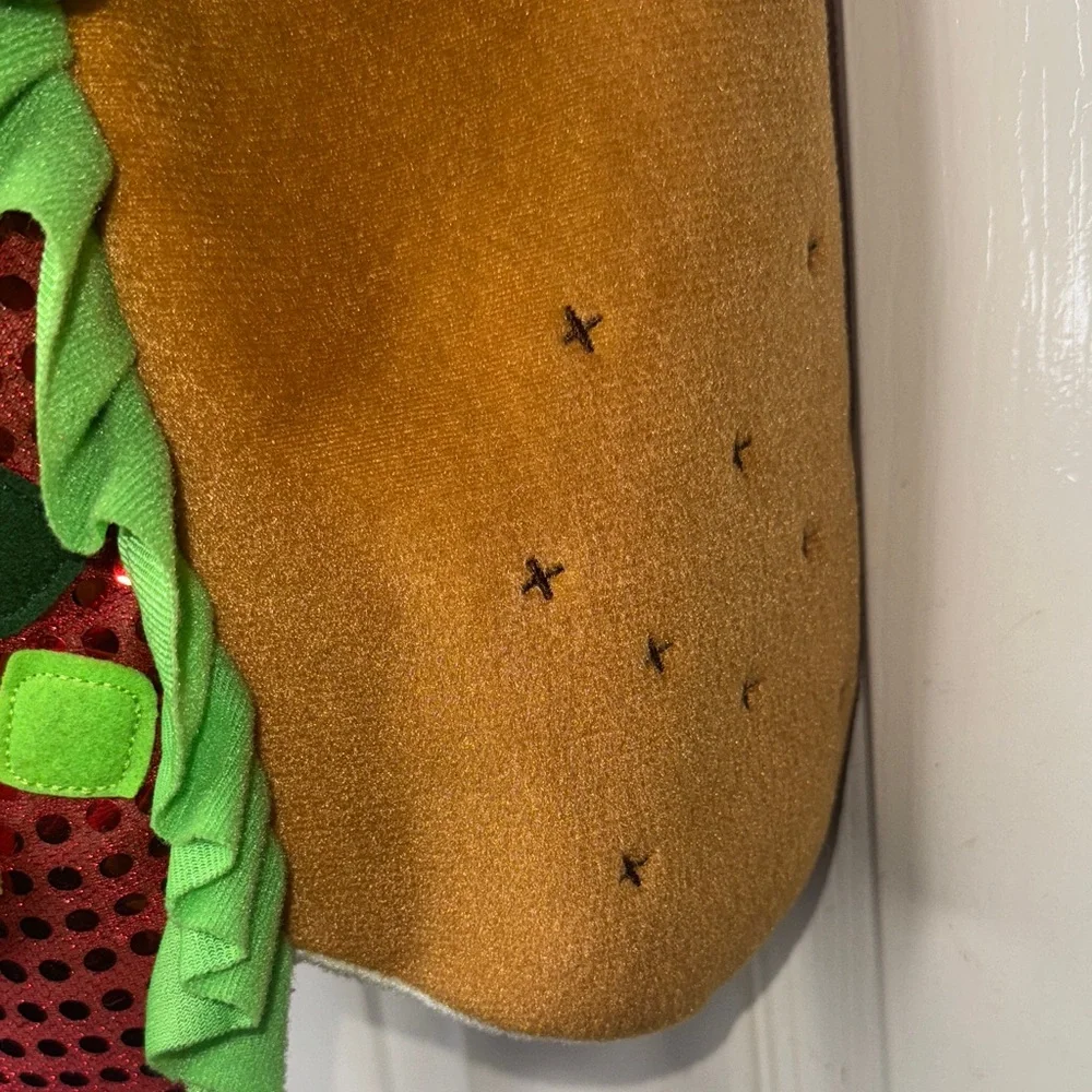 Hot Dog Costume for Dogs - Brown, Red, Green